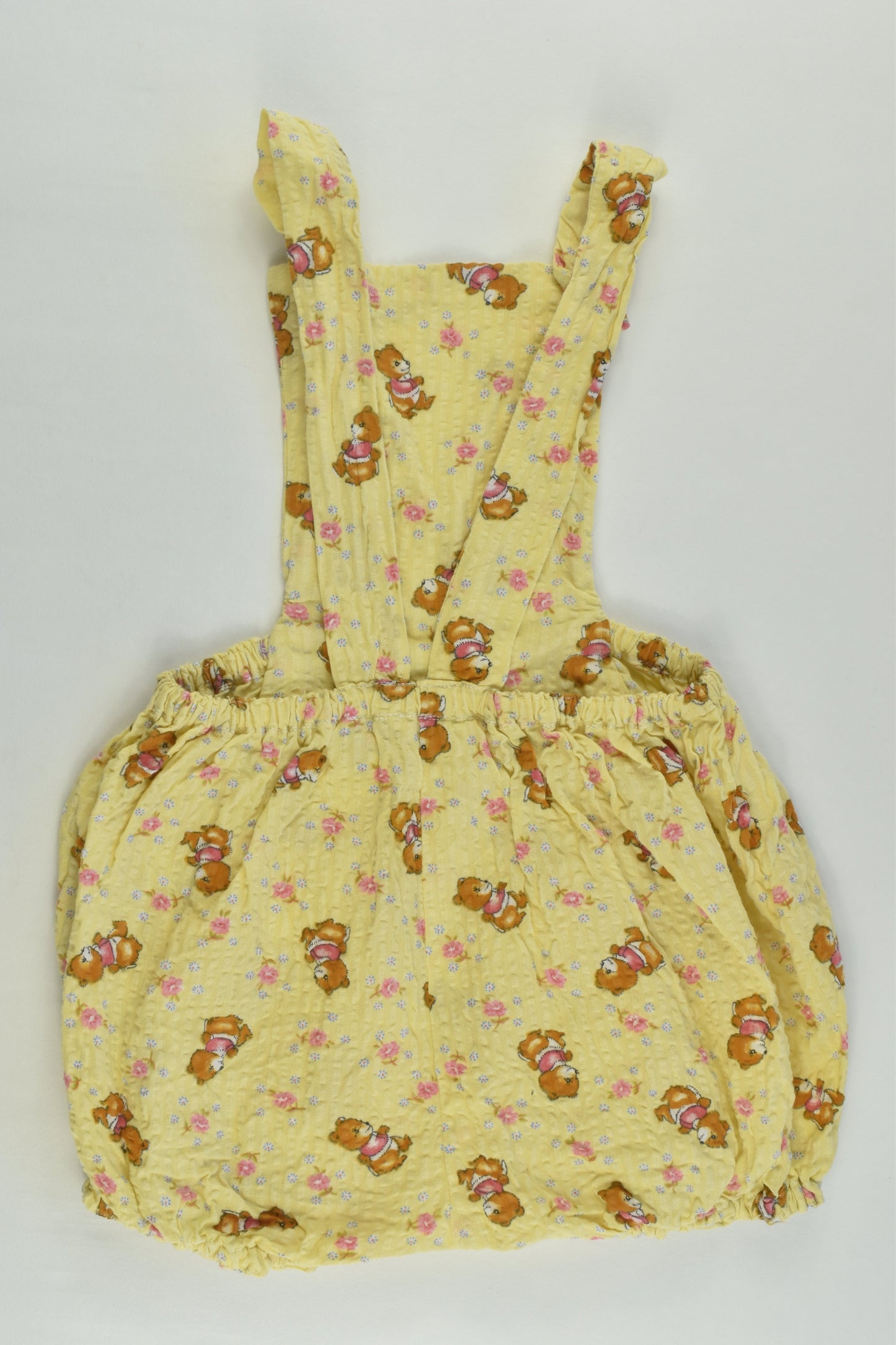 Handmade Size approx 0 Bear Bubble Romper