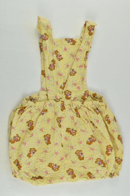 Handmade Size approx 0 Bear Bubble Romper