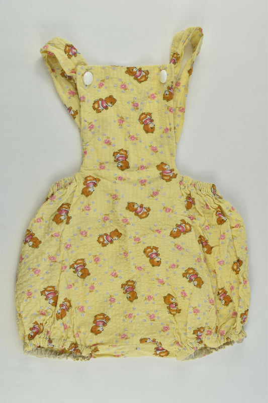 Handmade Size approx 0 Bear Bubble Romper