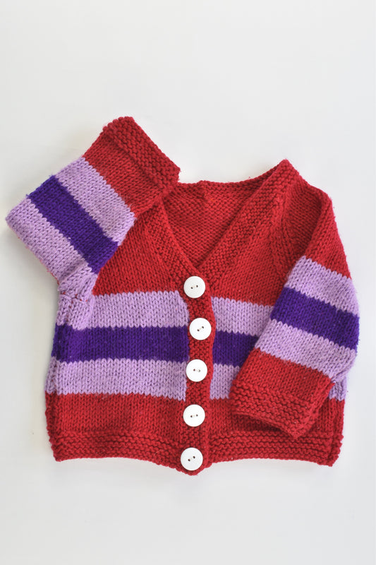 Handmade Size approx 0 Knitted Cardigan