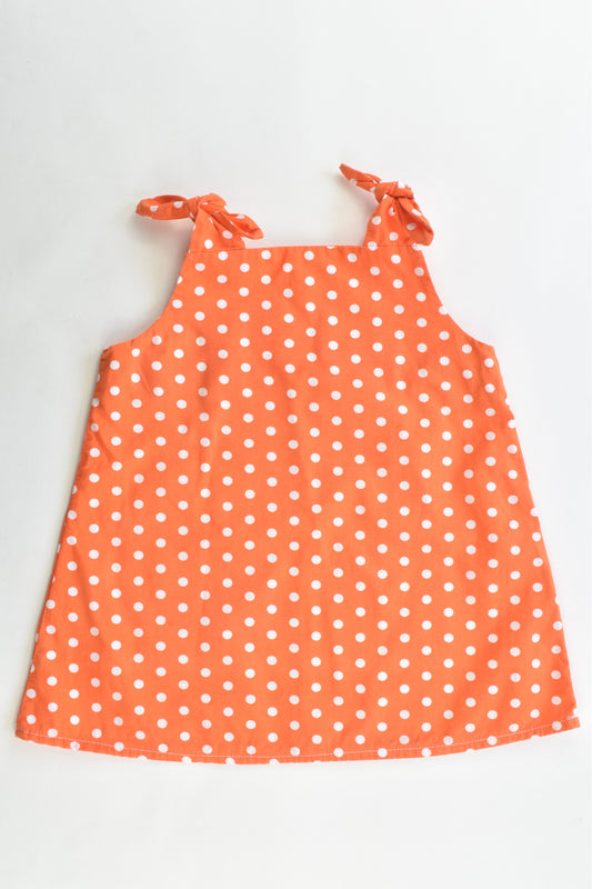 Handmade Size approx 0 Polka Dots Dress