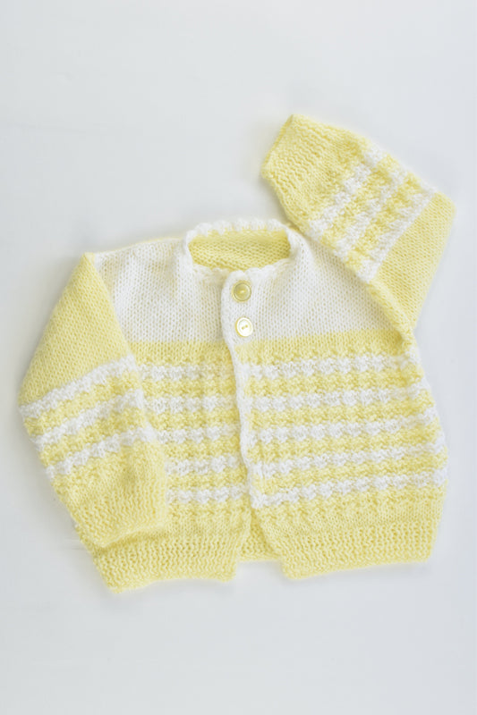 Handmade Size approx 00-0 Knitted Cardigan