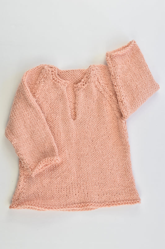 Handmade Size approx 00-0 Knitted Jumper