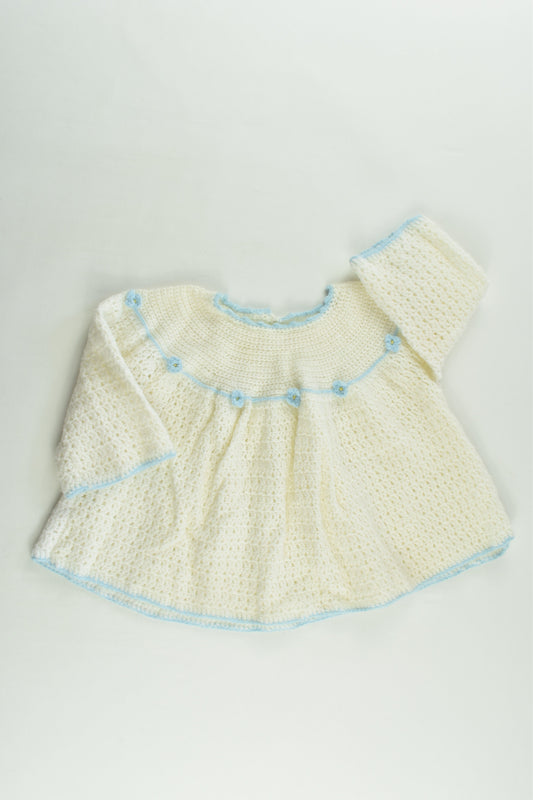 Handmade Size approx 00-0 Knitted Tunic