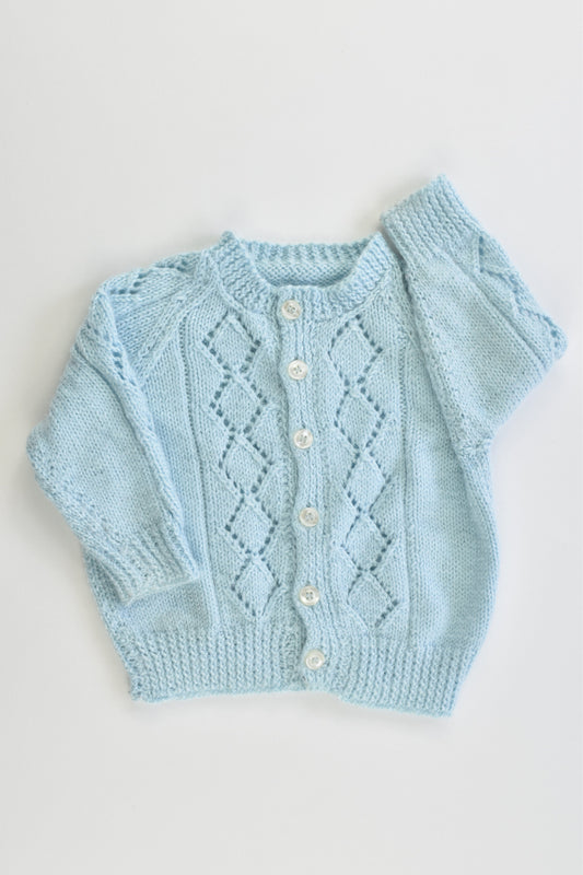 Handmade Size approx 00 Knitted Cardigan