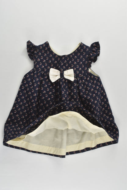 Handmade Size approx 00 Lined Berry Dress