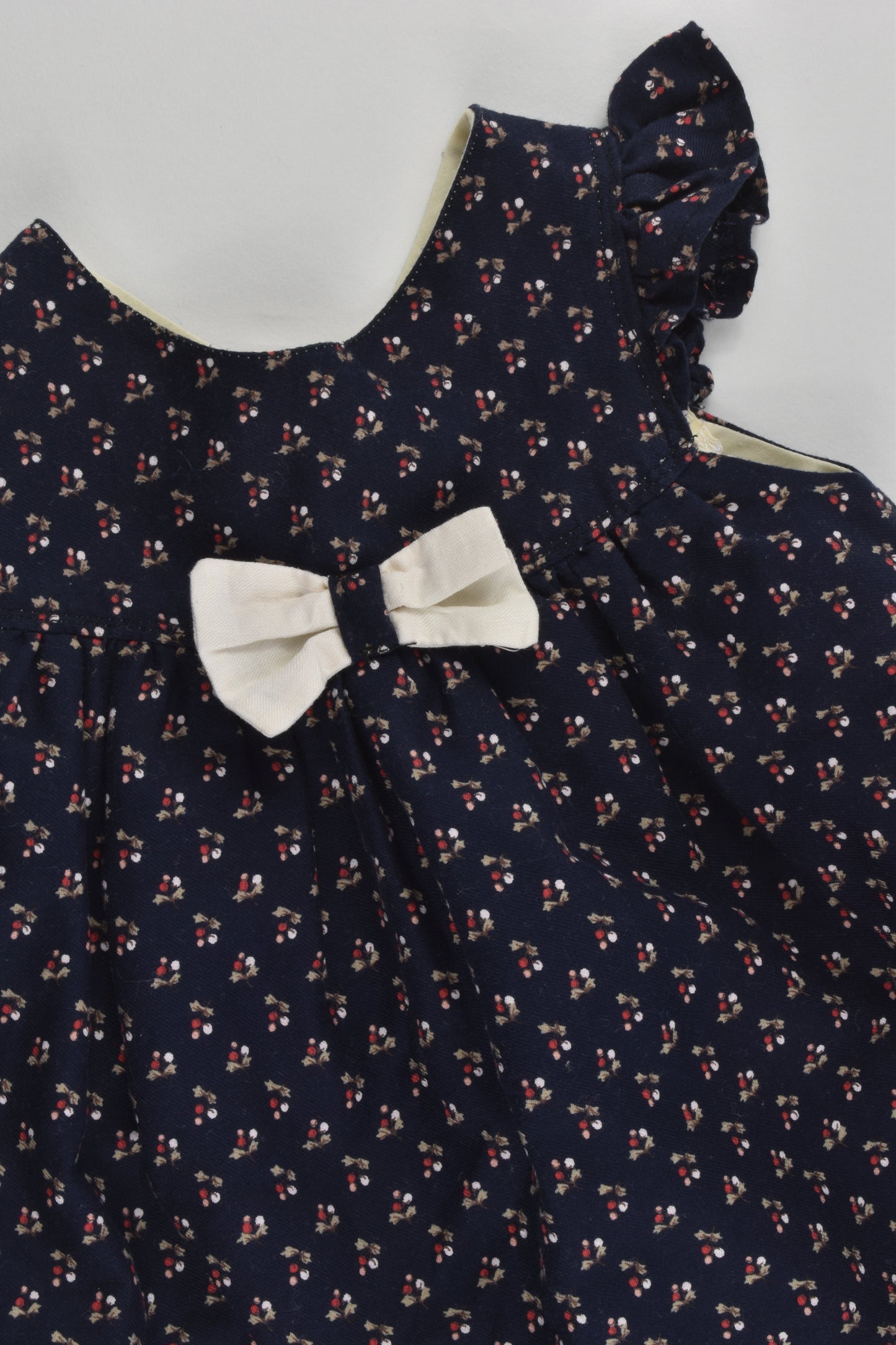 Handmade Size approx 00 Lined Berry Dress
