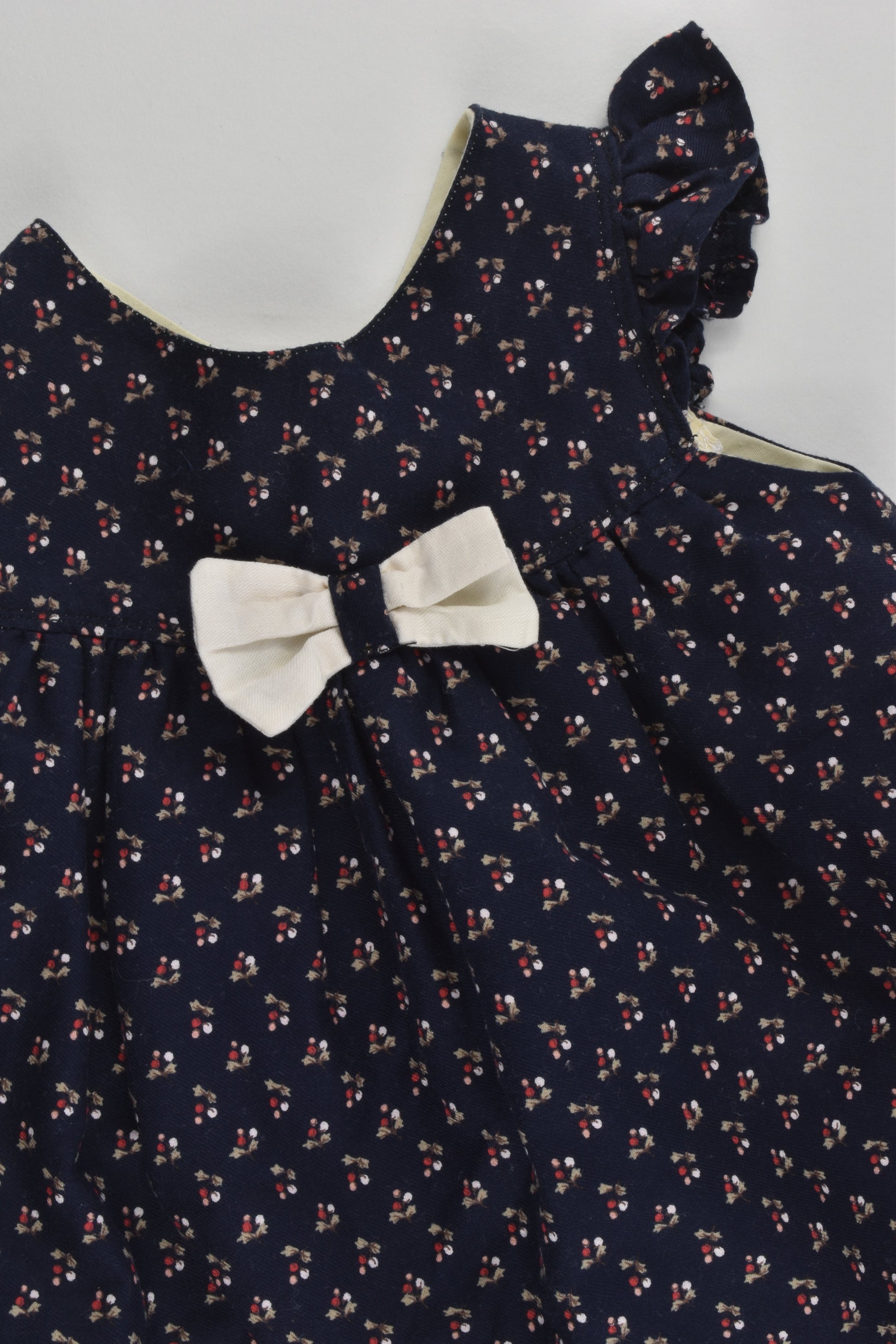 Handmade Size approx 00 Lined Berry Dress