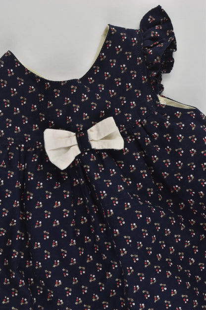 Handmade Size approx 00 Lined Berry Dress