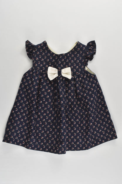 Handmade Size approx 00 Lined Berry Dress