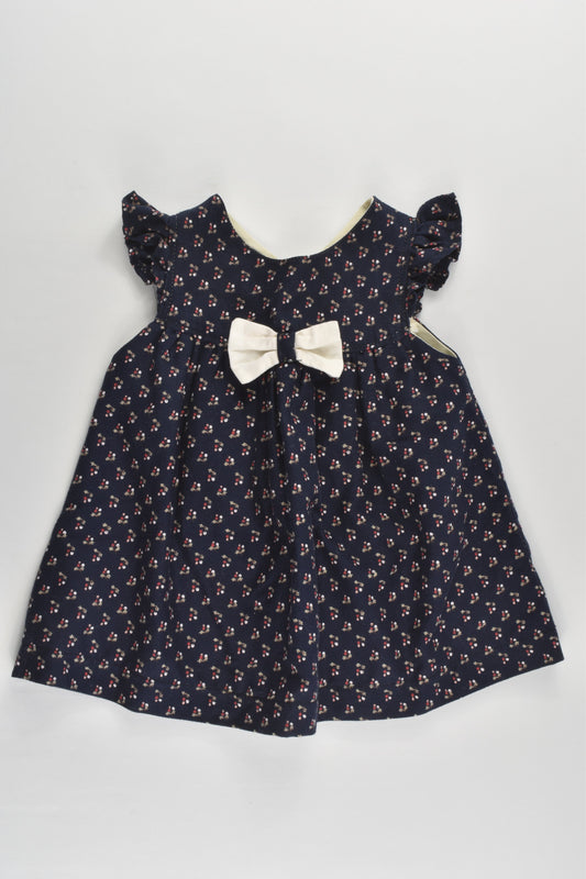 Handmade Size approx 00 Lined Berry Dress