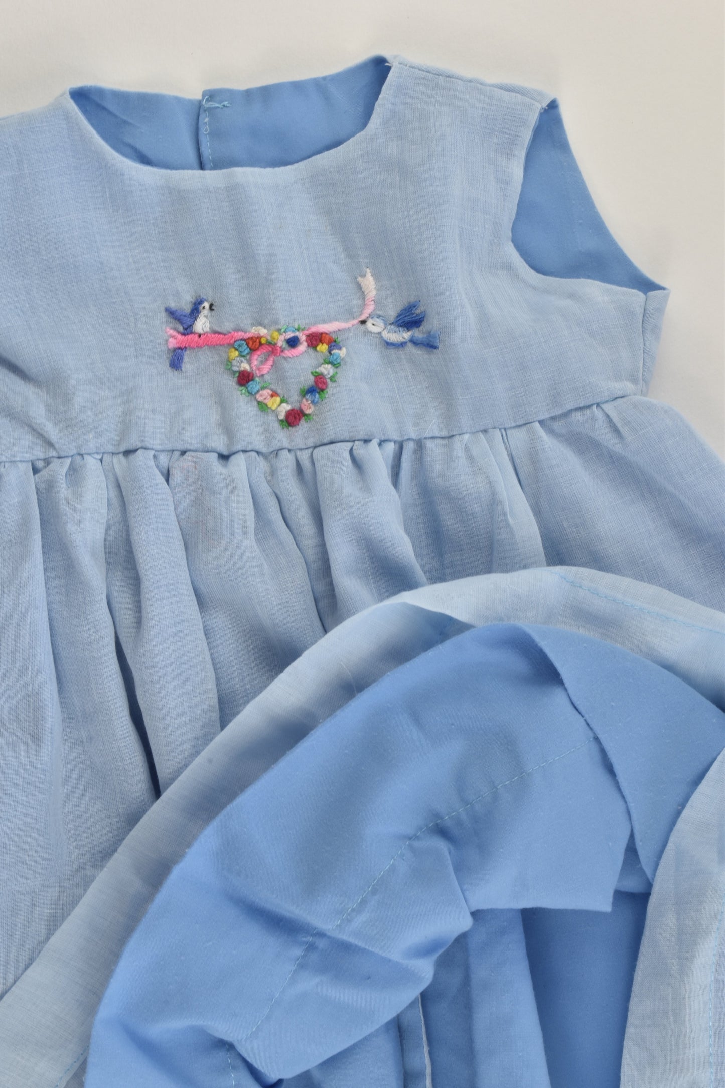 Handmade Size approx 00 Lined Two Birds Dress