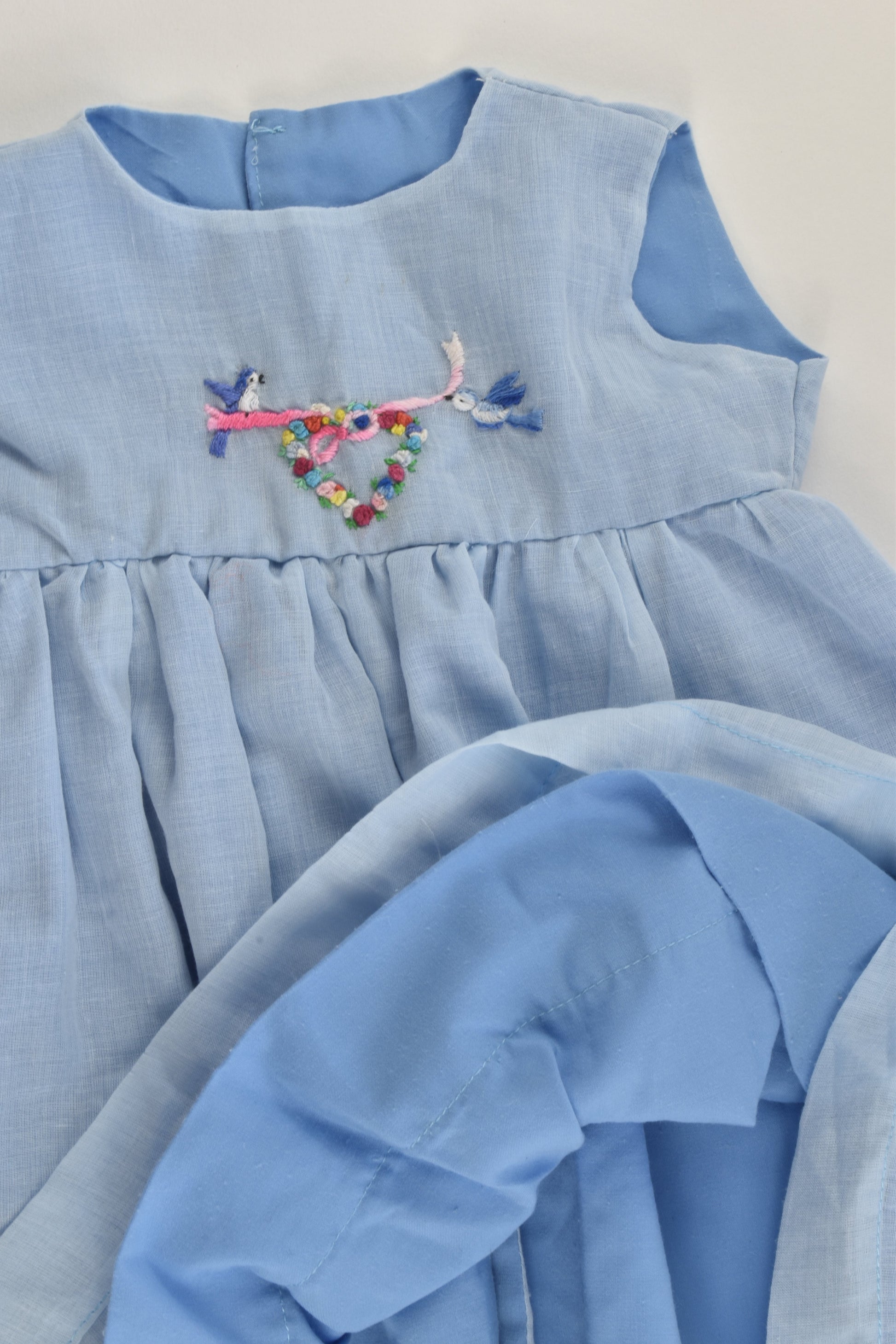 Handmade Size approx 00 Lined Two Birds Dress