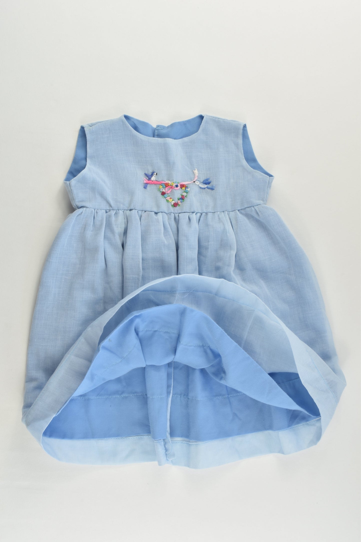 Handmade Size approx 00 Lined Two Birds Dress