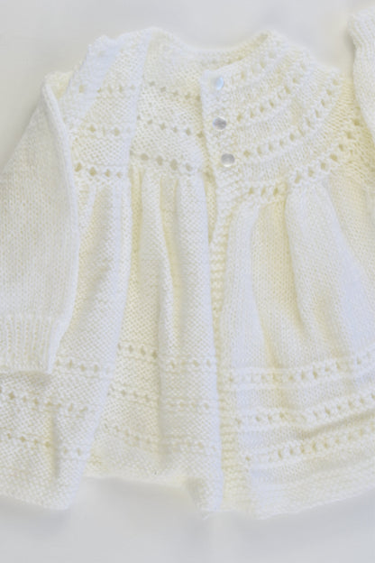 Handmade Size approx 000-00 Knitted Cardigan
