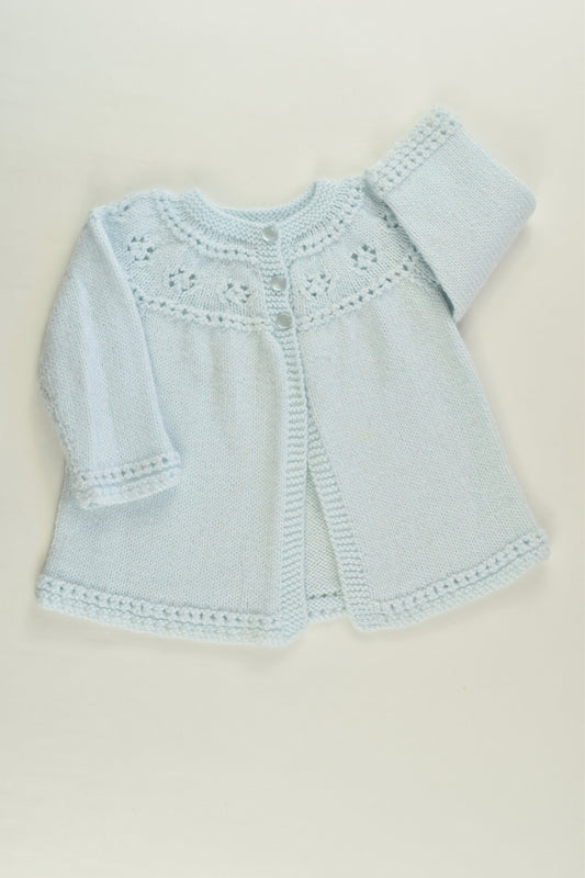 Handmade Size approx 000 Blue Cardigan