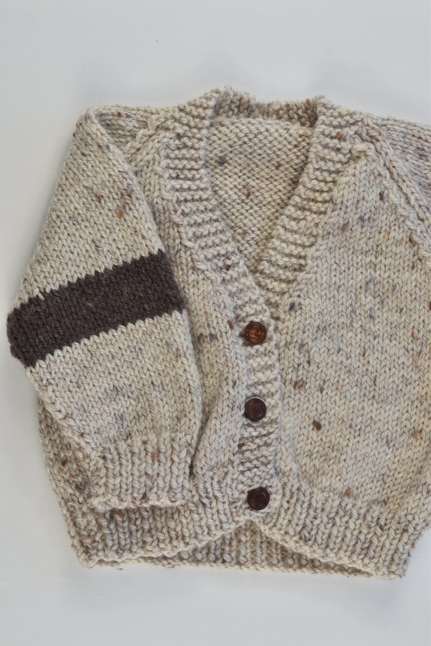 Handmade Size approx 000 Knitted Cardigan