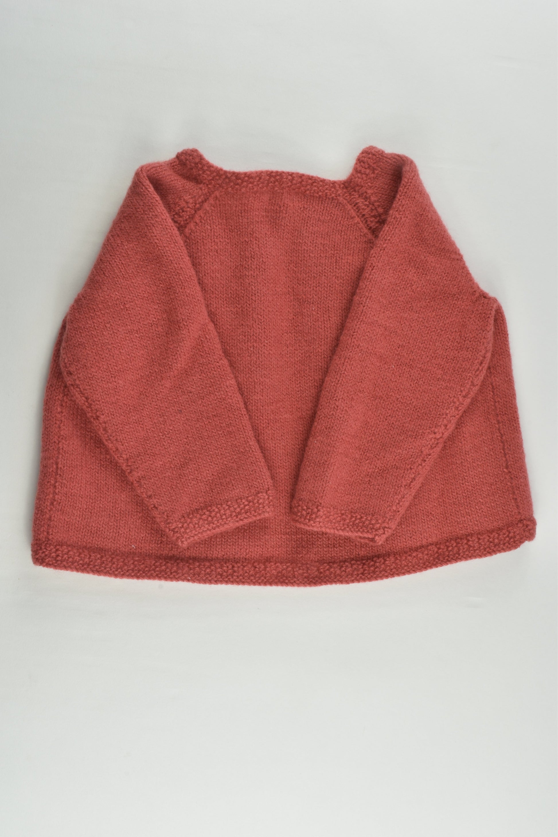 Handmade Size approx 1-2 Hedgehog Wool Cardigan