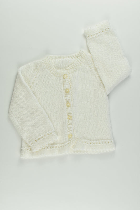 Handmade Size approx 1-2 Knitted Cardigan