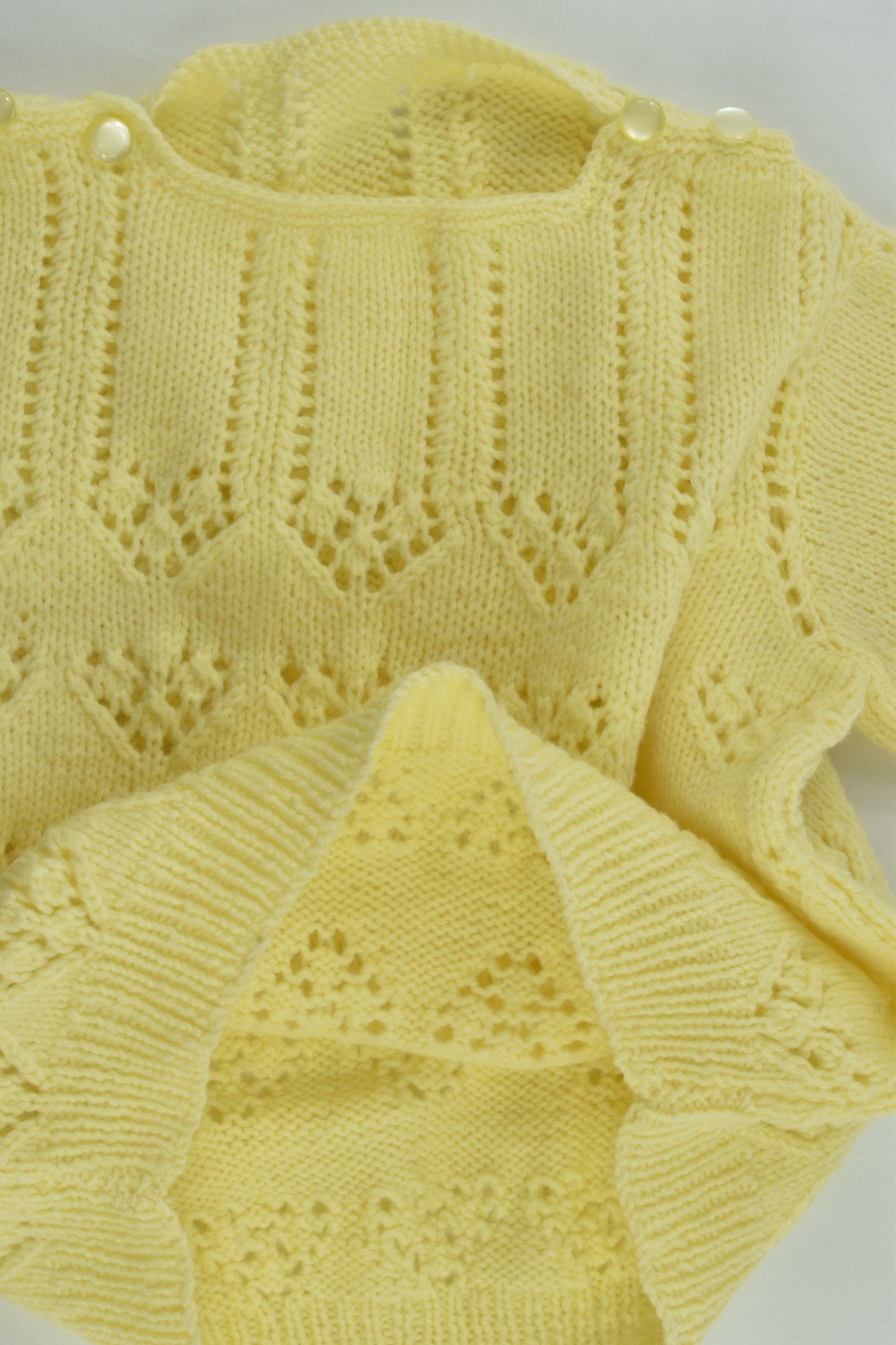 Handmade Size approx 1-2 Knitted Top