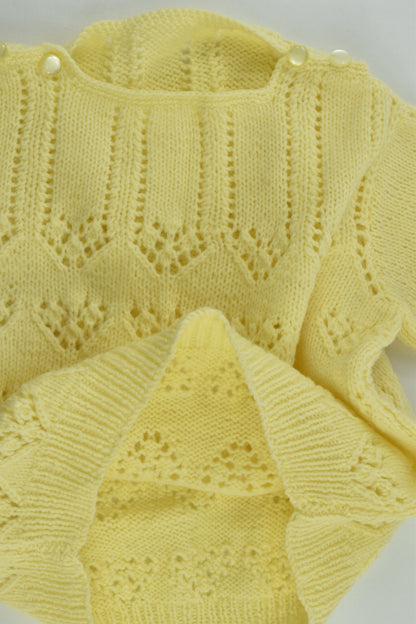 Handmade Size approx 1-2 Knitted Top