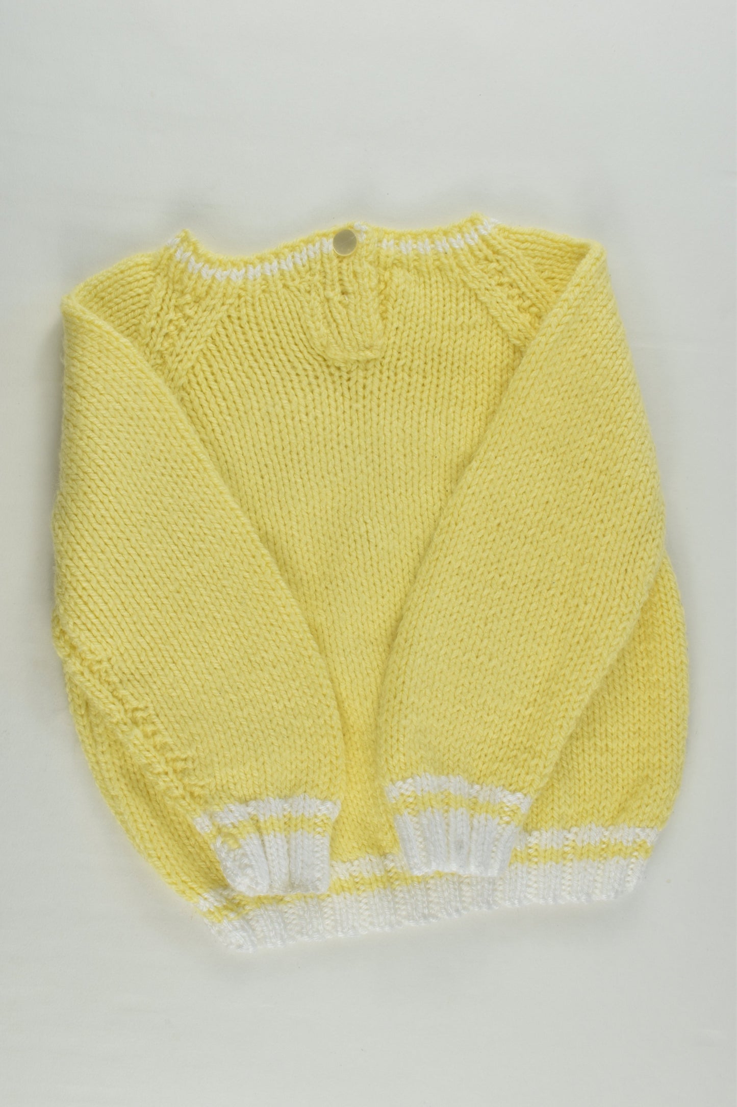 Handmade Size approx 1-2 Whale and Fish Knitted Jumper