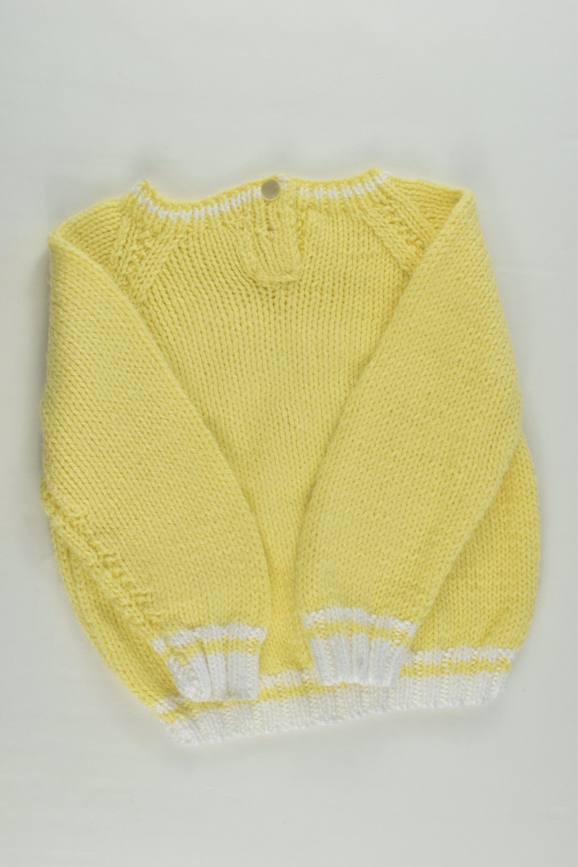 Handmade Size approx 1-2 Whale and Fish Knitted Jumper