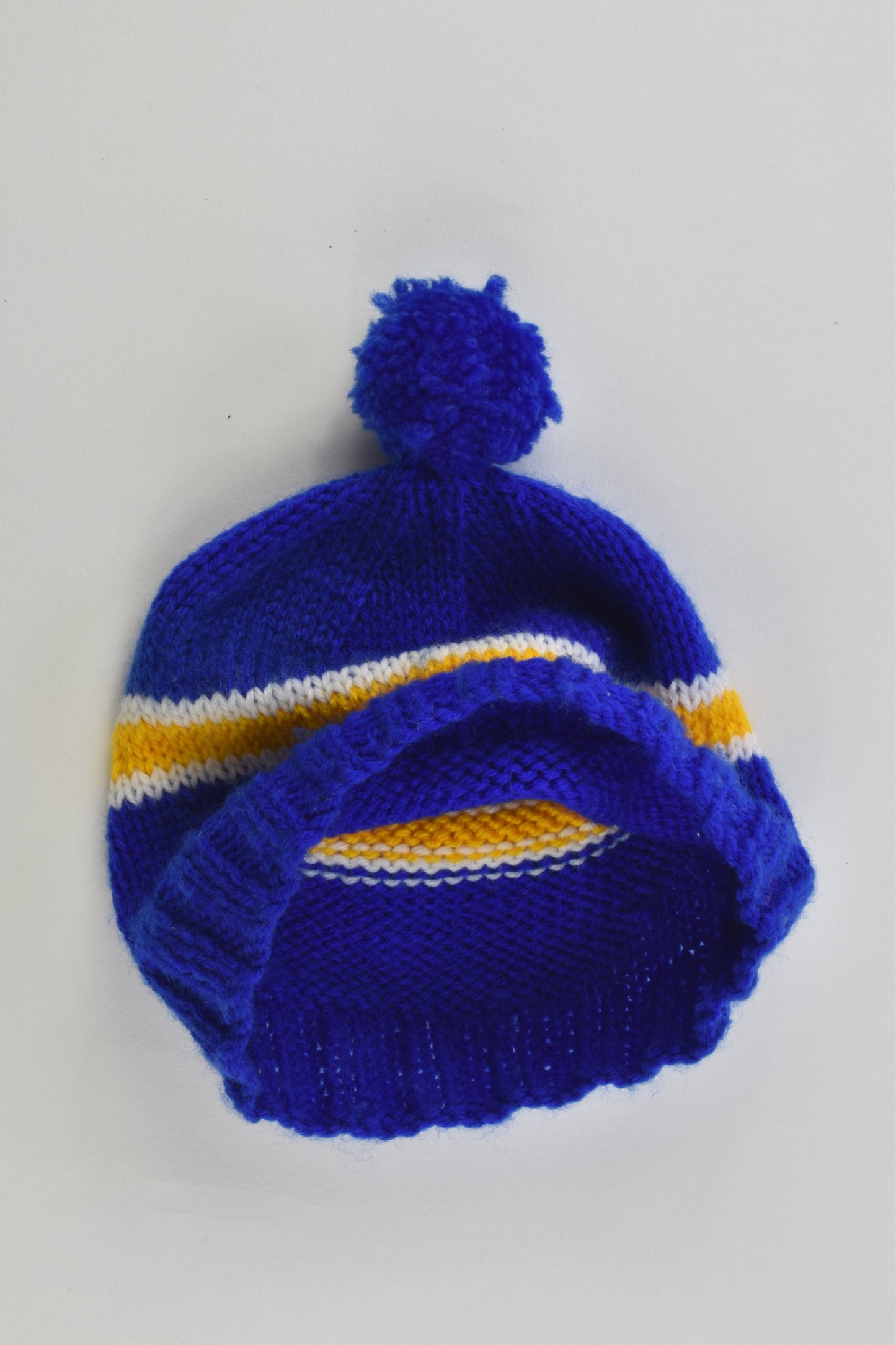Handmade Size approx 1-2 years Knitted Winter Beanie