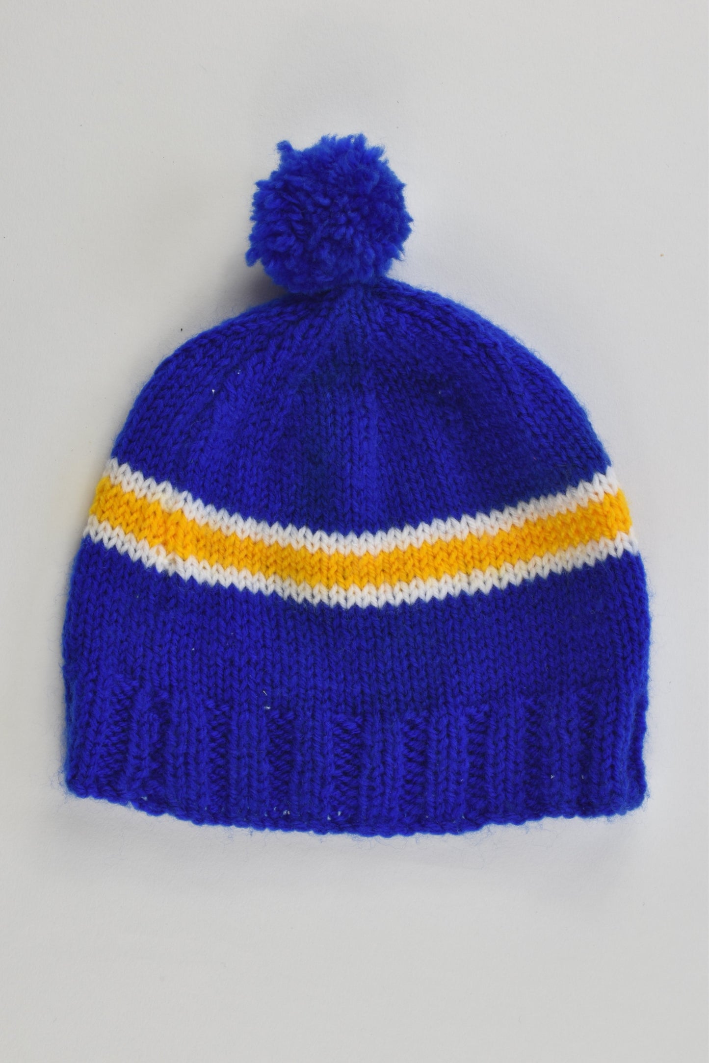 Handmade Size approx 1-2 years Knitted Winter Beanie