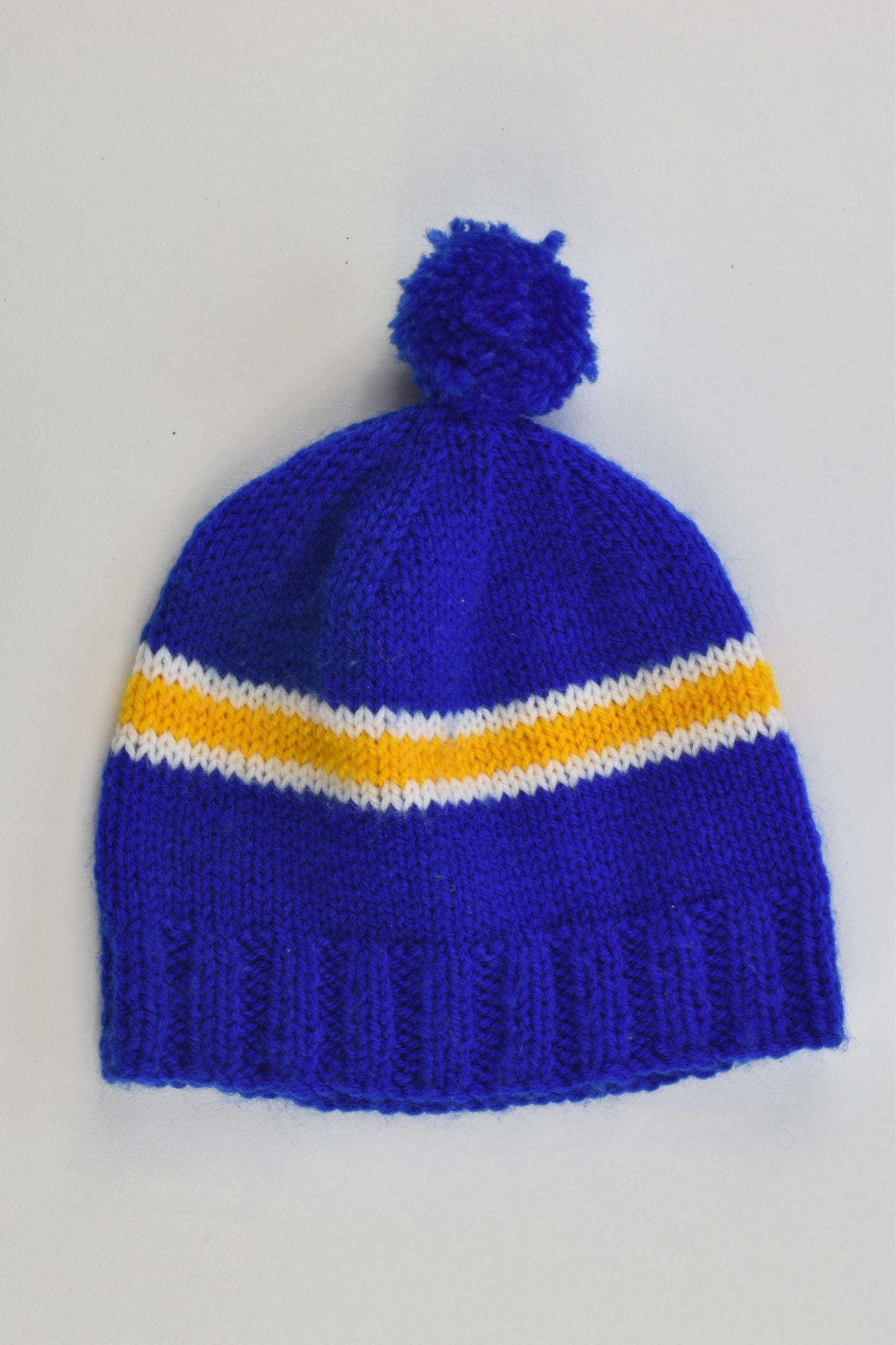 Handmade Size approx 1-2 years Knitted Winter Beanie