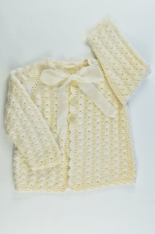 Handmade Size approx 1 Knitted Cardigan