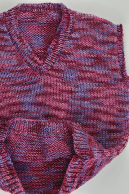 Handmade Size approx 1 Knitted Vest