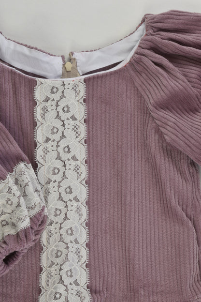 Handmade Size approx 2-3 Cord Dress