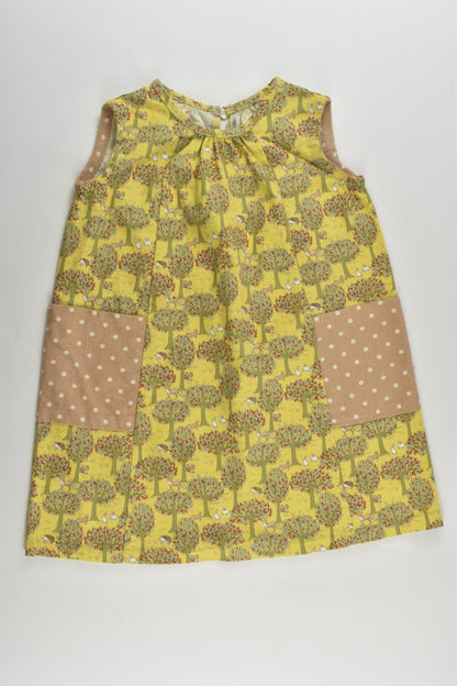 Handmade Size approx 2-3 Forest Animals Dress