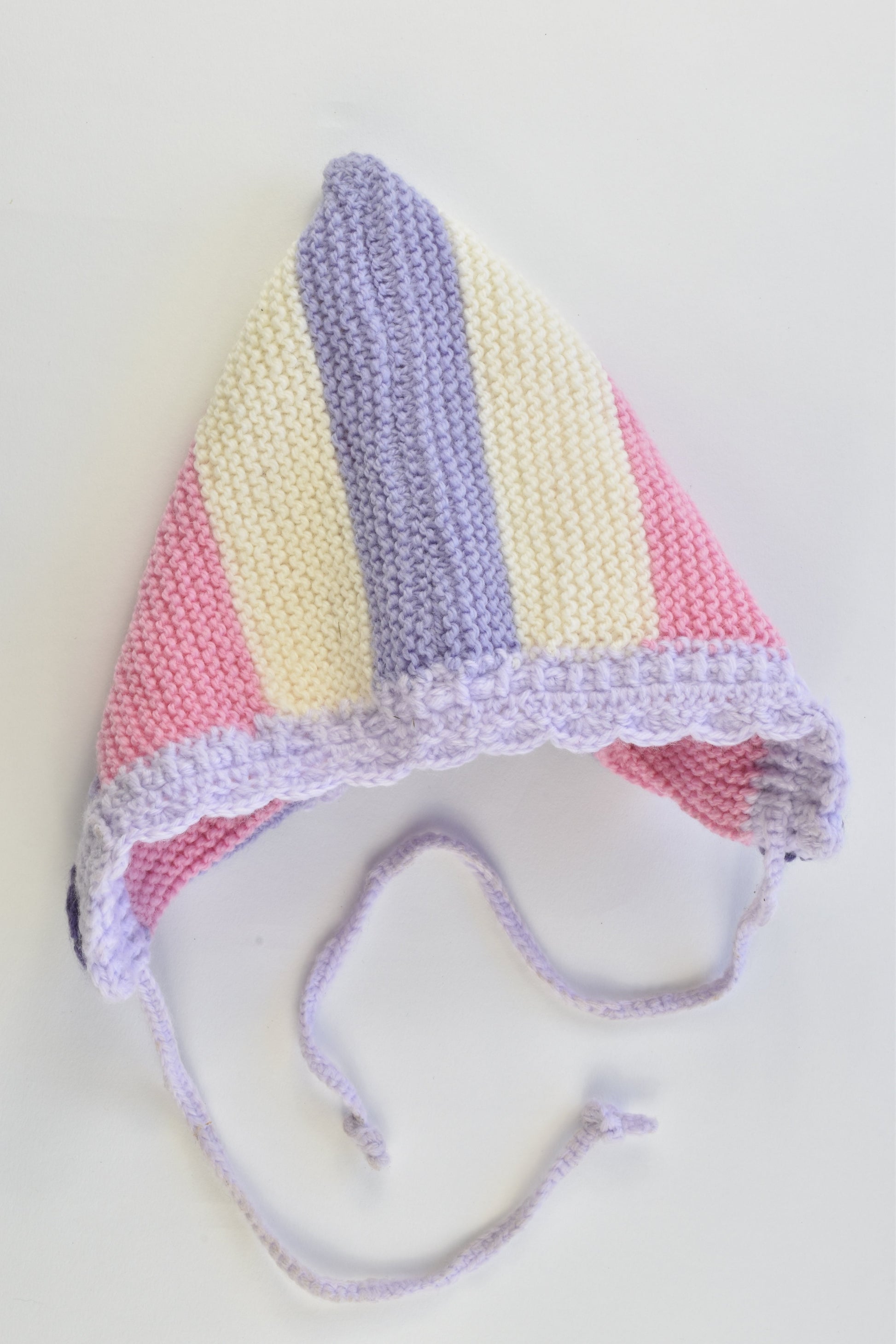 Handmade Size approx 2-4 years Knitted Beanie
