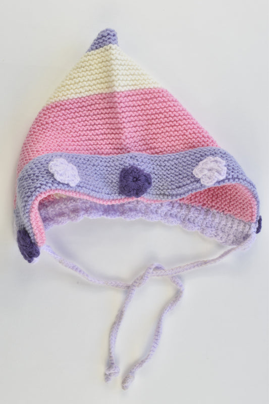 Handmade Size approx 2-4 years Knitted Beanie