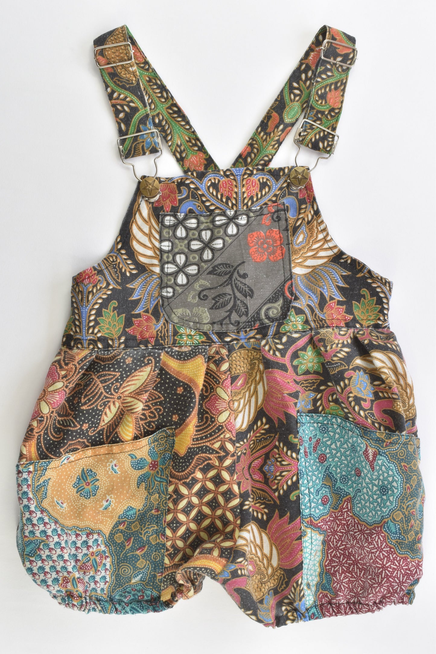 Handmade Size approx 2 Bali Short Overalls