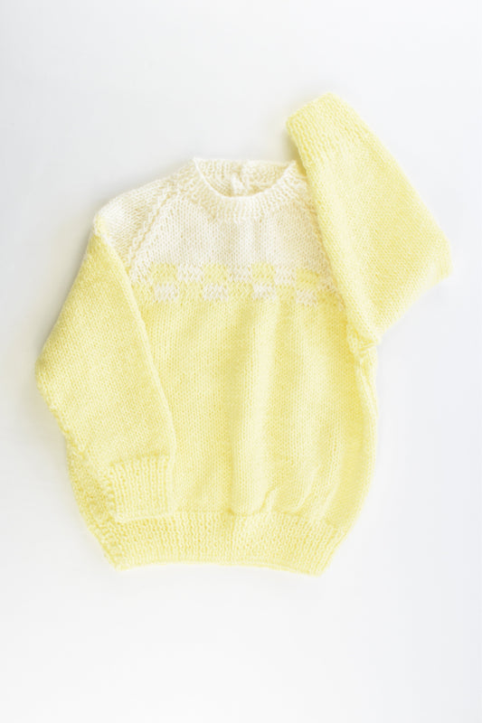 Handmade Size approx 2 Knitted Jumper
