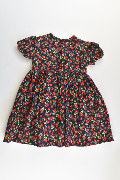 Handmade Size approx 2 Lined Strawberry Dress