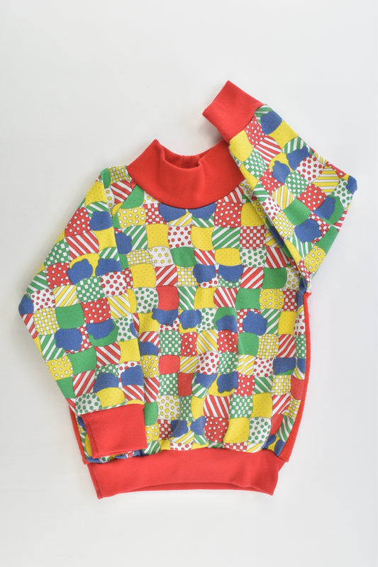 Handmade Size approx 2 Vintage (?) Colorful Pillows Sweater