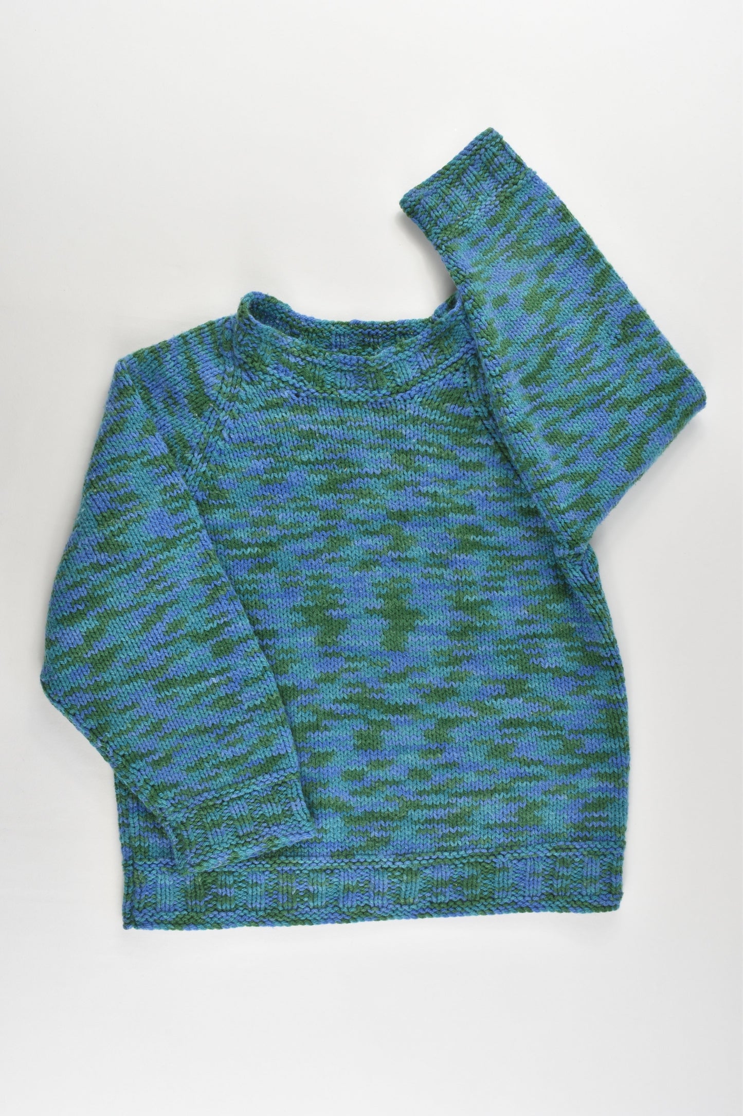 Handmade Size approx 3-4 Knitted Jumper