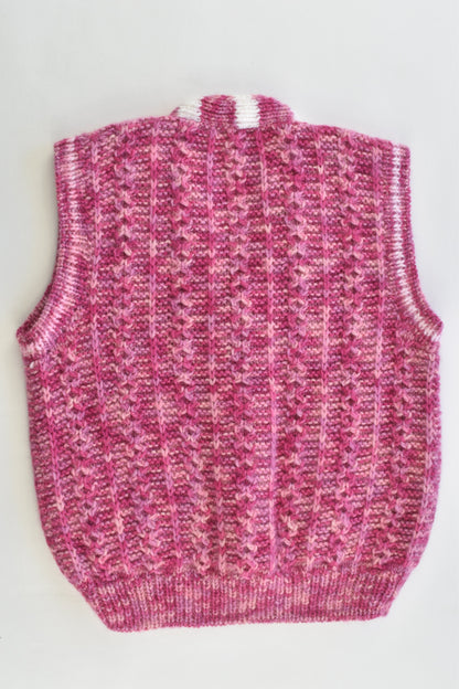 Handmade Size approx 3-4 Knitted Vest