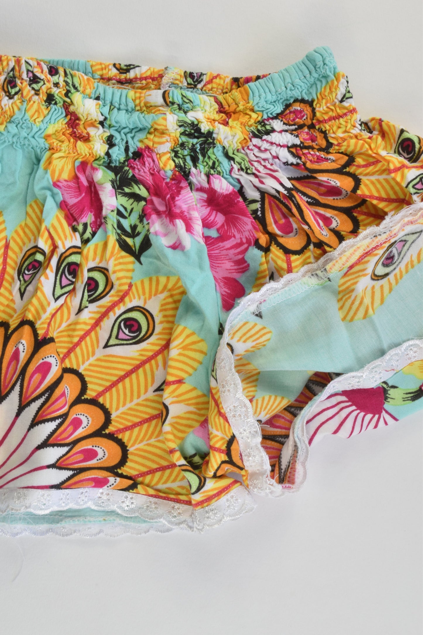Handmade Size approx 3 Floral Bali Shorts