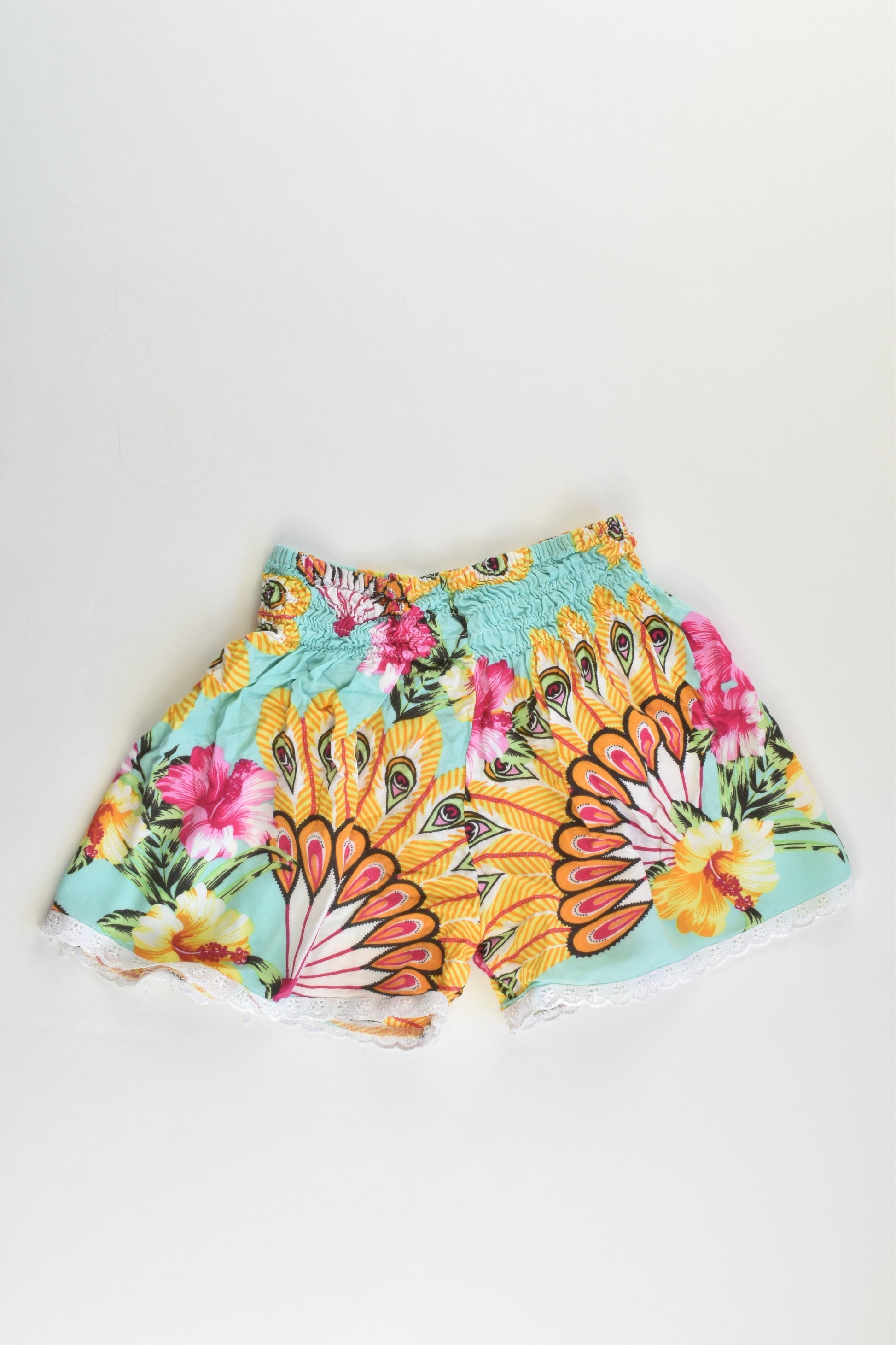 Handmade Size approx 3 Floral Bali Shorts