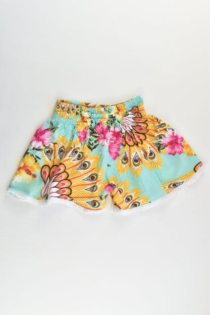 Handmade Size approx 3 Floral Bali Shorts