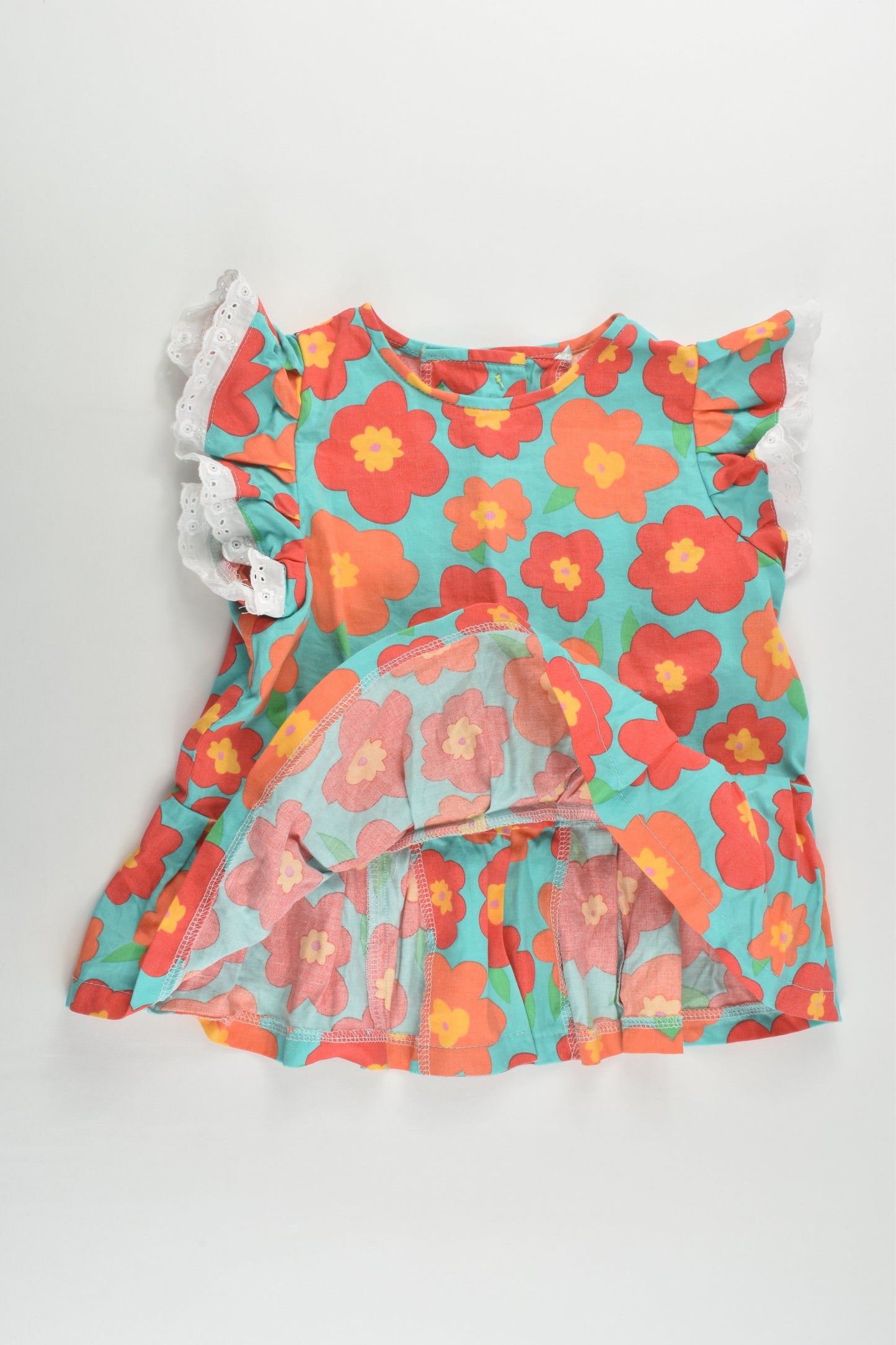 Handmade Size approx 3 Floral Blouse