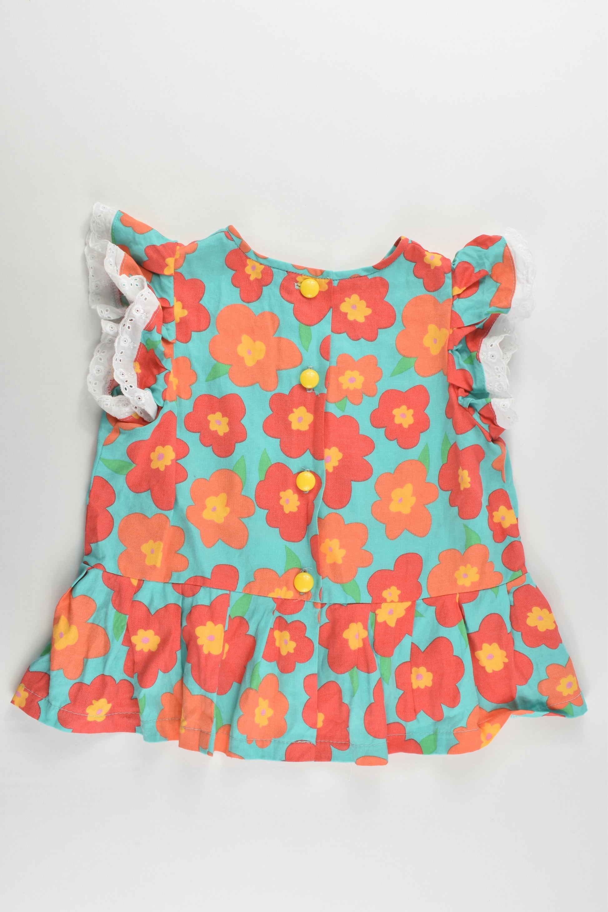 Handmade Size approx 3 Floral Blouse