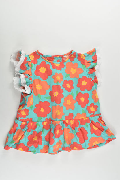 Handmade Size approx 3 Floral Blouse