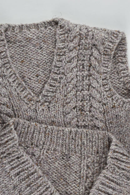 Handmade Size approx 4-5 Warm Knitted Vest