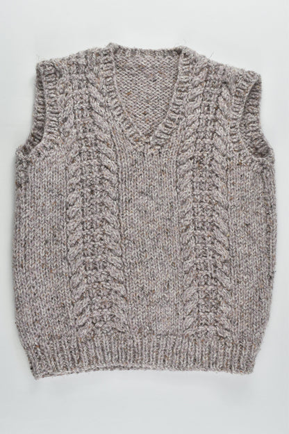 Handmade Size approx 4-5 Warm Knitted Vest